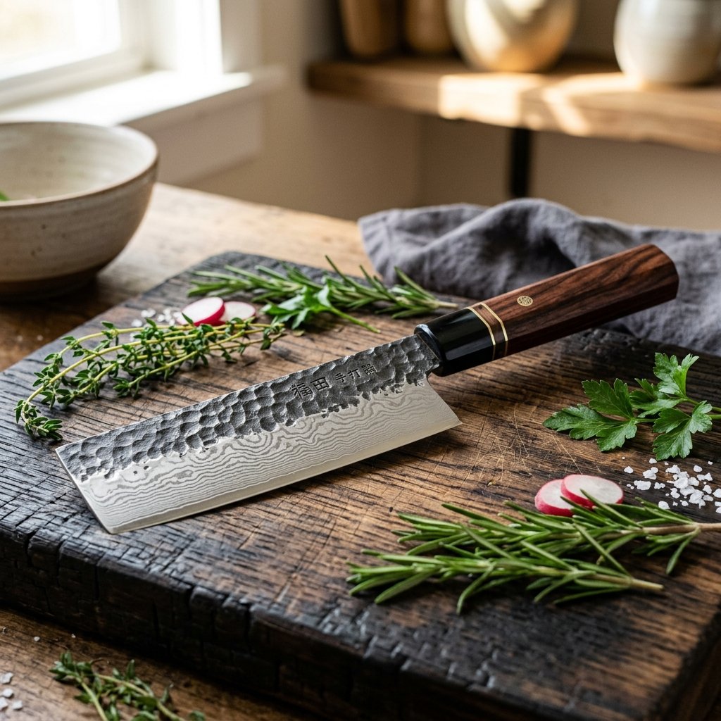 Imperial Damascus 7" Nakiri Vegetable Cleaver