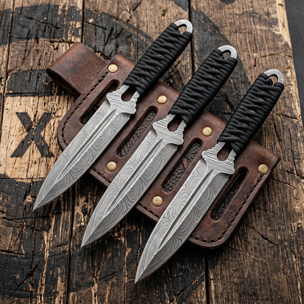 Viper Strike Precision Throwing Knives (Set of 3)